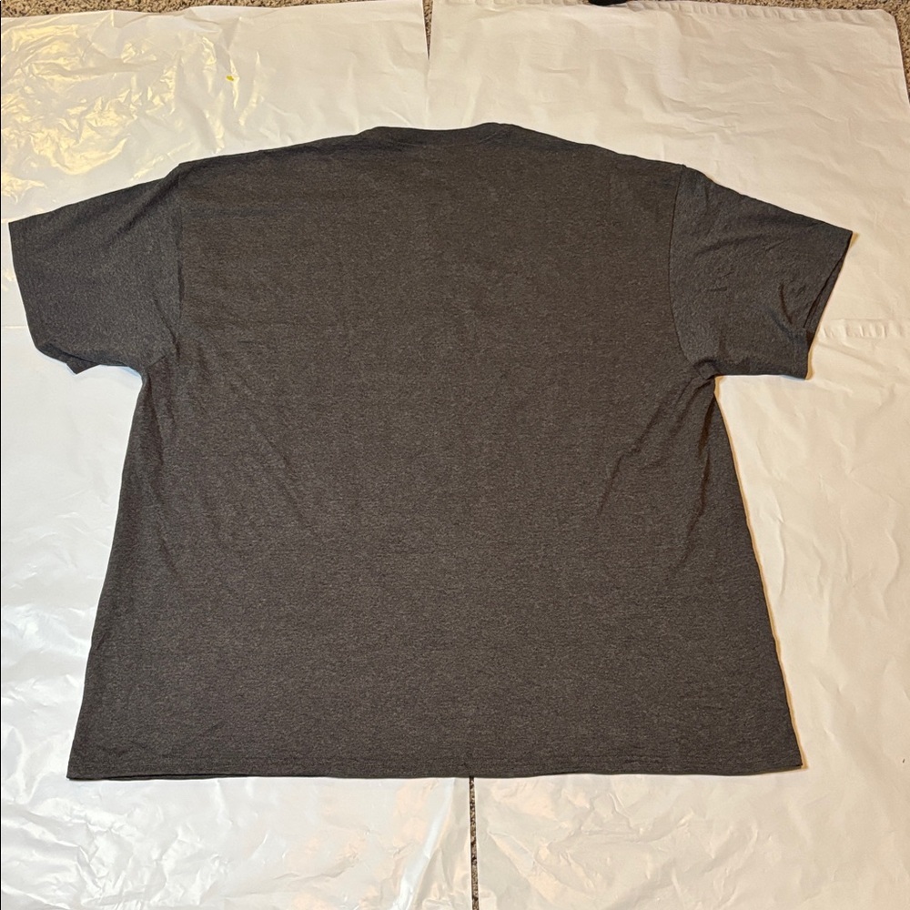 Leg Day Turkey Leg Funny Gym Graphic Tee Men’s 2XL Gray - Picture 7 of 7